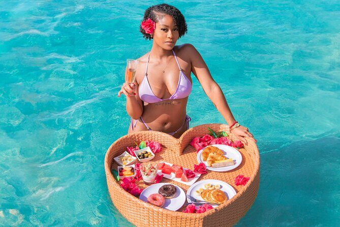 Curacao Floating Breakfast Photoshoot free Drone Videos & Mimosas - Detailed Breakdown of the Experience