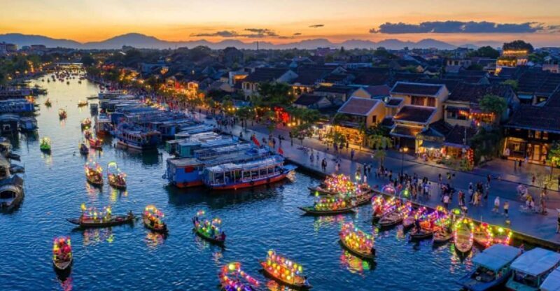 Da Nang : Basket Boat Ride - Hoi An City - Release Lantern - An Immersive Day in Central Vietnam: From Coconut Waterways to Lantern-lit Streets