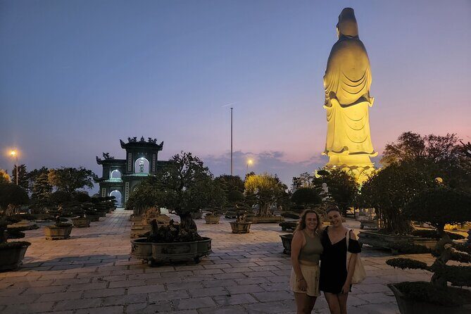 DA NANG NIGHTLIFE Tour with MARBLE MOUNTAIN & LADY BUDDHA STATUE, DRAGON BRIDGE - Authentic Experiences that Shine