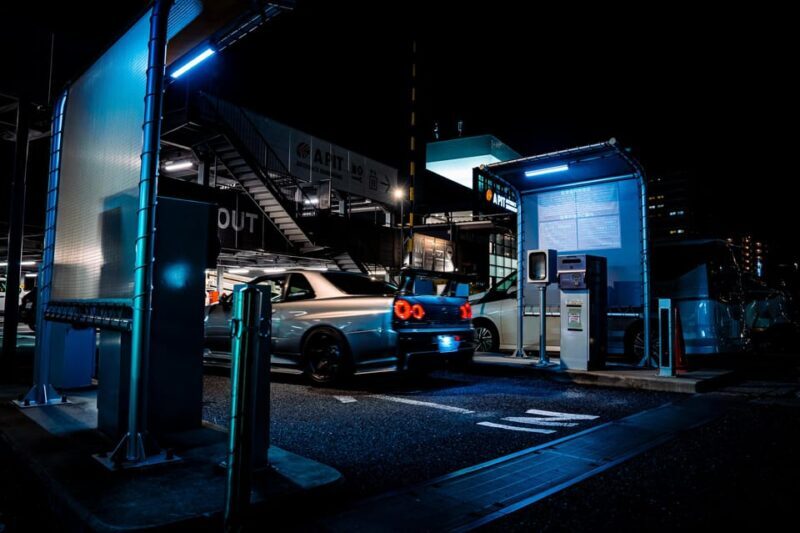 Daikoku & Tokyo Private JDM Tour by Tuned R34 , R35 GT-R