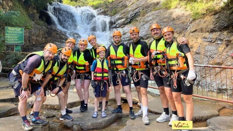 Dalat: Canyoning Extreme Adventure Vietnam - Conquering the 15-Meter Dry Cliff and Waterfall