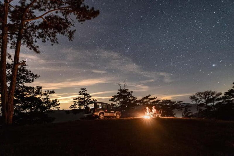 Dalat: Sunset & Starlit Campfire - Nature Hike Photograph - Sunset, Picnics, and Local Flavors