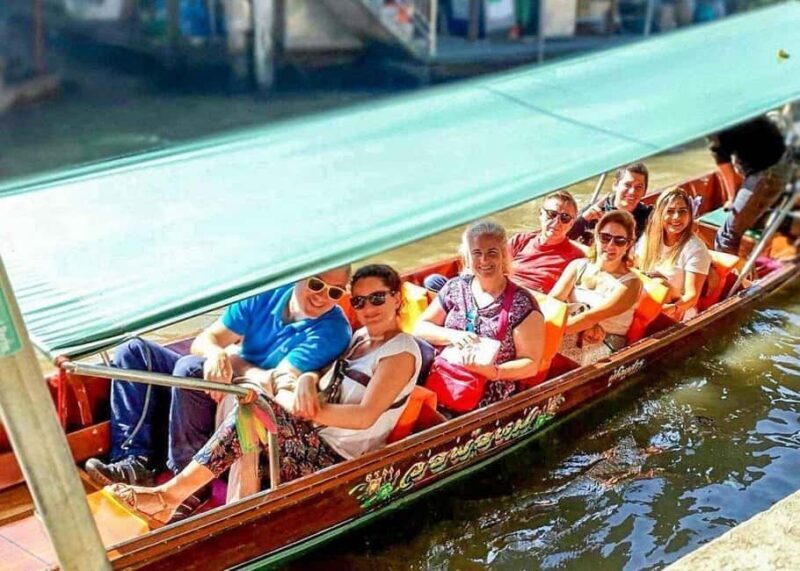 Damnoen Saduak Floating Market, Train with Pickup & Dropoff - Key Points