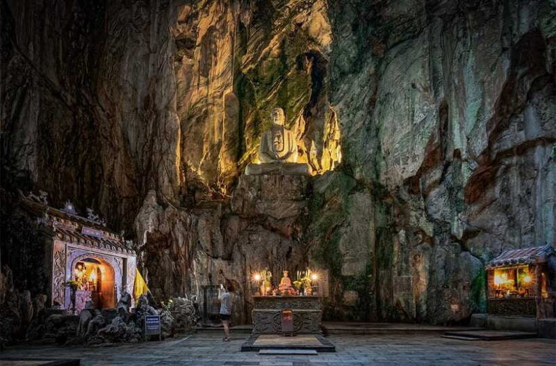 DaNang/HA: Lady Buddha, Marble Mountains, Am Phu Cave Tour - Key Points