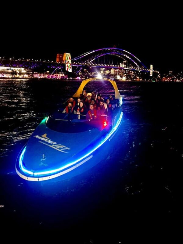 Darling Harbour: Slow Jet Boat Cruise Vivid Sydney - What to Expect on the Vivid Sydney Slow Jet Boat Cruise