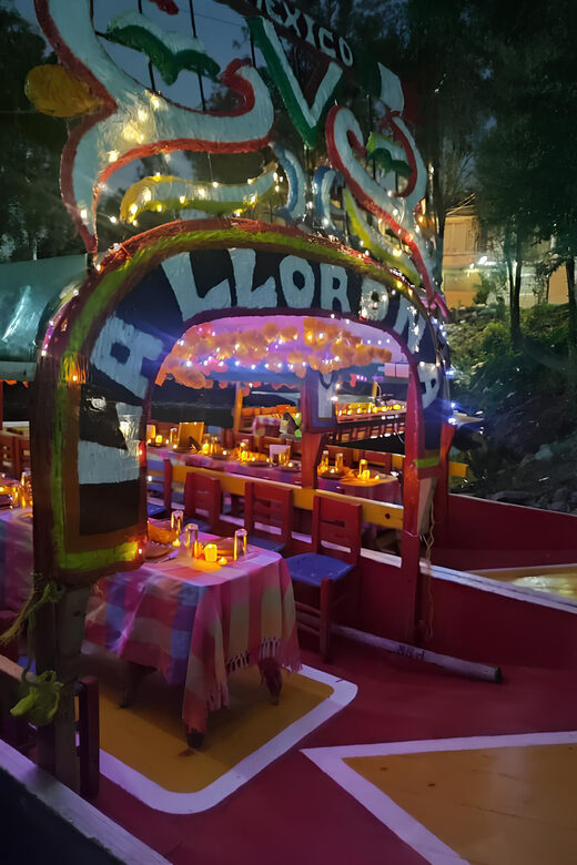 Day of the Dead in Mexico City: Mexican dinner and party in Xochimilco - Sightseeing and the Nighttime Atmosphere