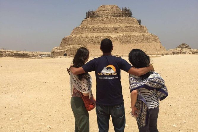Day Tour to Giza Pyramids Memphis City Saqqara and Felucca on the Nile - The Step Pyramid of Djoser and Iconic Pyramids of Saqqara