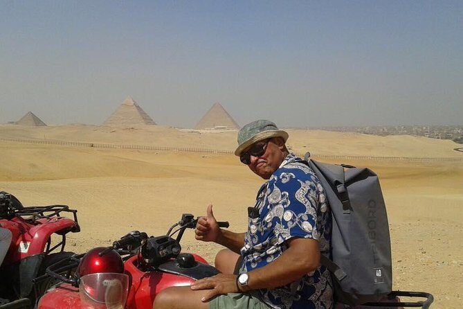 Day Tour Visit Giza Pyramids With Quad Bike And Camel Ride - The Sum Up