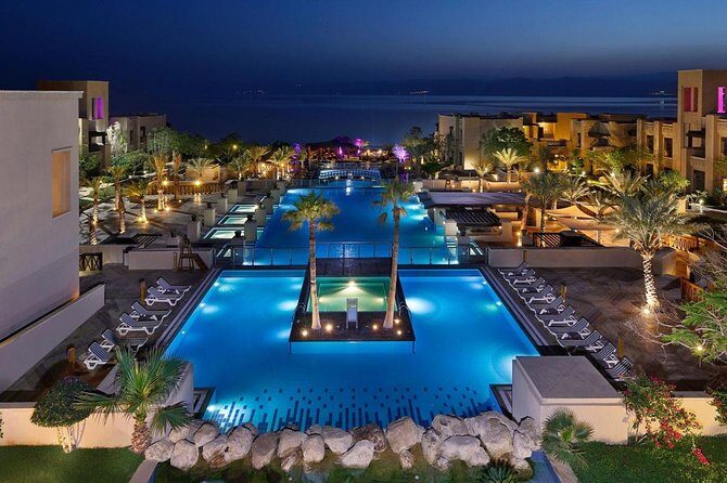 Day use with Lunch at a Dead Sea Resort Private transportation - Key Points