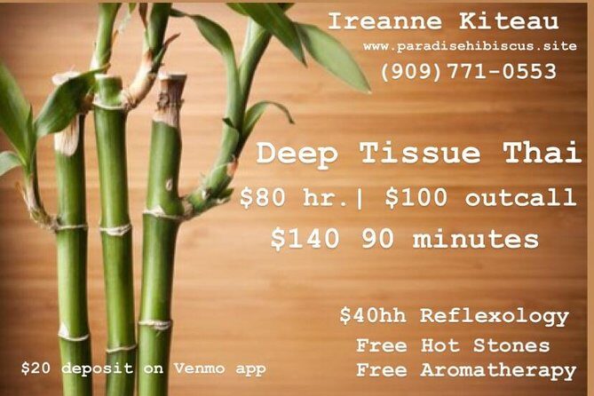 Deep Tissue Thai Massage - Meeting Point, Accessibility, and Practical Information