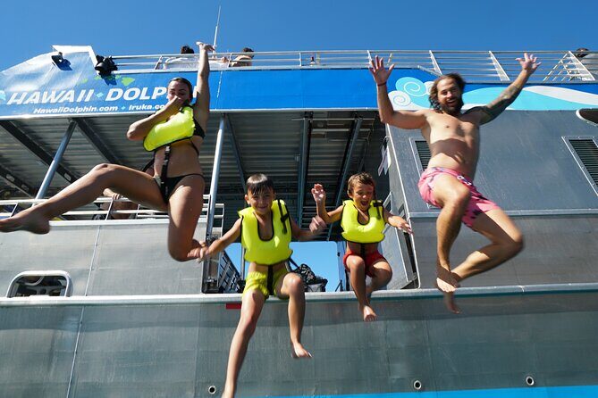 Deluxe Catamaran Swim with Dolphins in Oahu with Waterslide - Authentic Experiences & What Travelers Are Saying