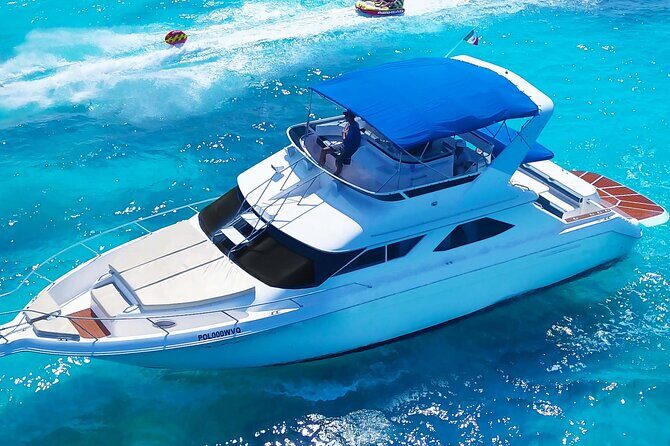 Deluxe Yacht 48FT with FlyBrige Rental in Cancun - Why This Yacht Tour Is a Great Choice