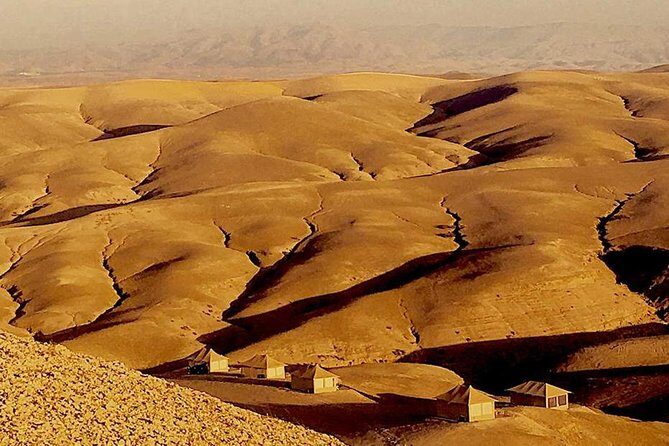 Desert Agafay And Atlas Mountains Valleys inluded Lunch and Camel Ride & Sunset - FAQs