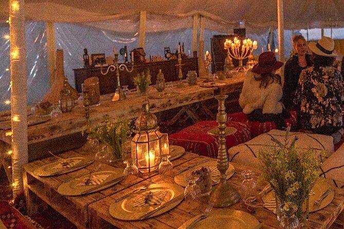 Desert Agafay Dinner Show and Camel Ride with Magical view - Dining Under the Stars: Moroccan Hospitality at Its Best