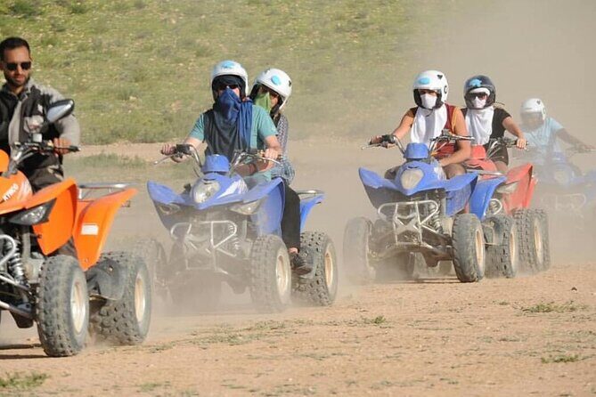 Desert quad biking and camel riding plus diner under stars - Key Points