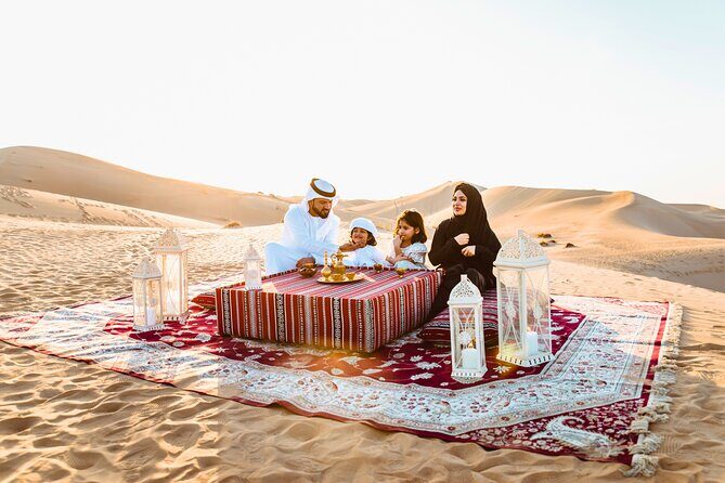 Desert Safari Dubai 30 Mins Quad Bike, Sand Board, Camel Ride BBQ - Key Points