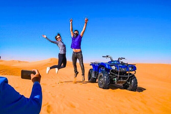 Desert Safari Dubai 30 Mins Quad Bike, Sand Board, Camel Ride BBQ - Who Would Love This Tour?