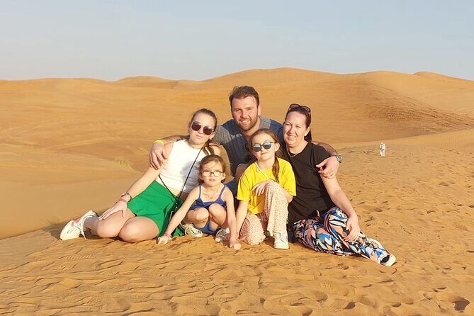 Desert Safari Dubai Live Shows Camel Ride Dinner with Quad Bikes - Key Points