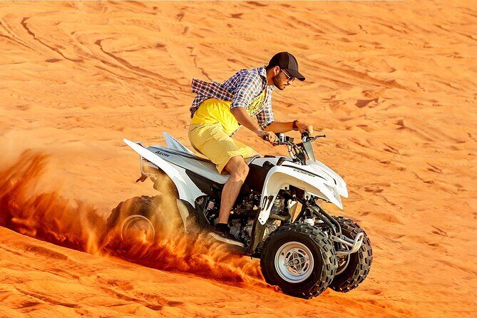 Desert Safari with Quad Bike, Camel Ride, Sand Surf, BBQ & Shows - FAQs