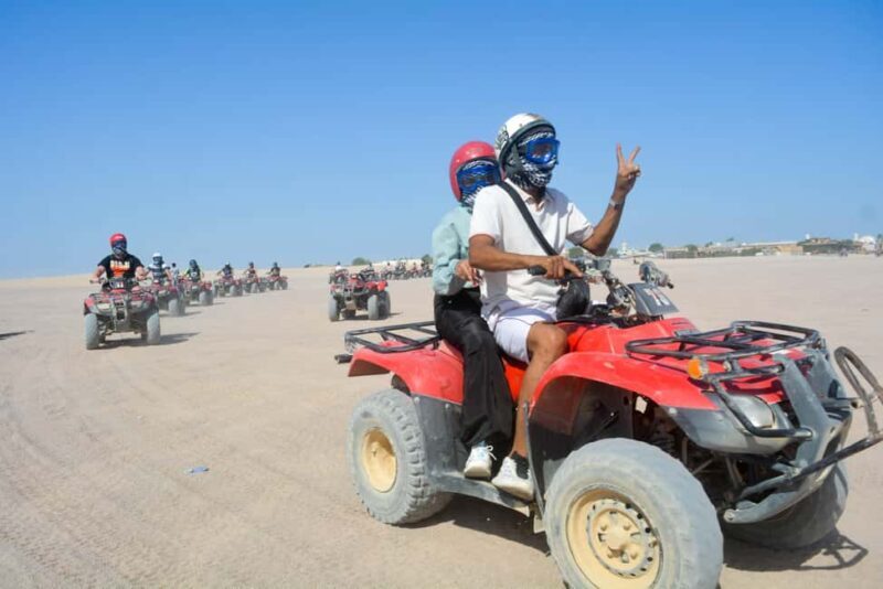 Desert Sunset Quad Bike ATV for 50Km, Oriental Show, Dinner, - The Value of This Tour