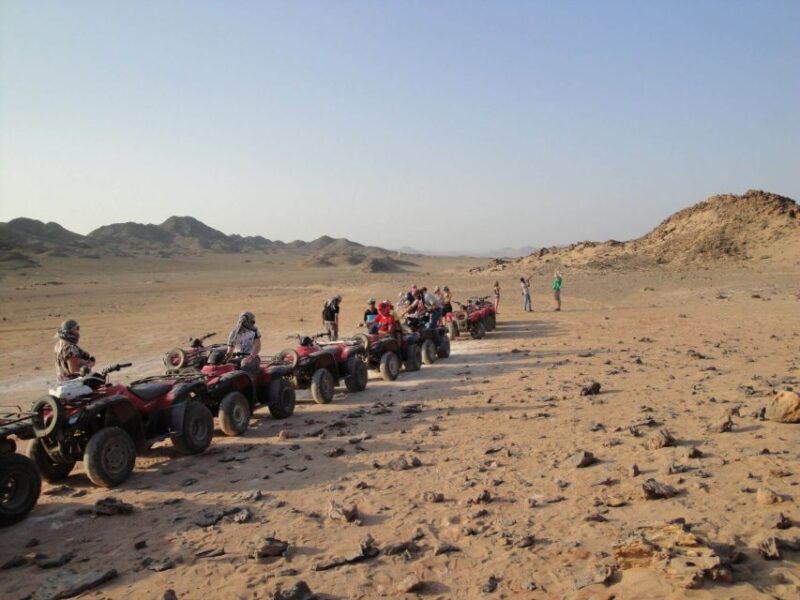Desert Sunset Quad Bike ATV for 50Km, Oriental Show, Dinner, - Authenticity and Overall Experience