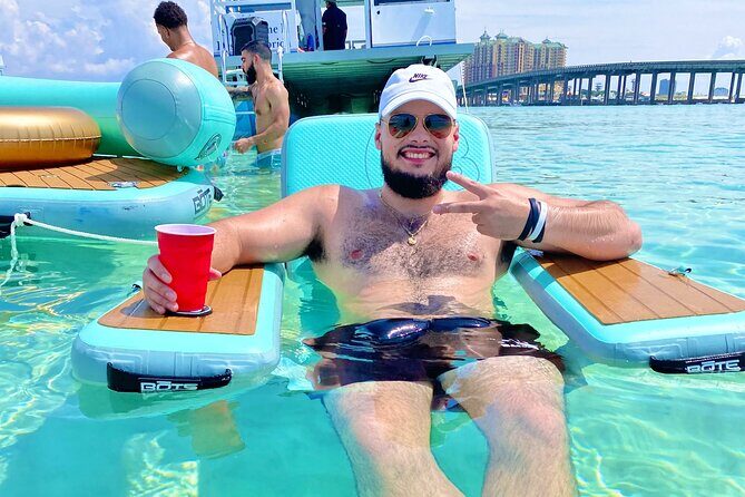 Destin- Private Chartered Slide Pontoon Boat-Up to 6 Guests - The Guides: Local Experts with a Friendly Touch
