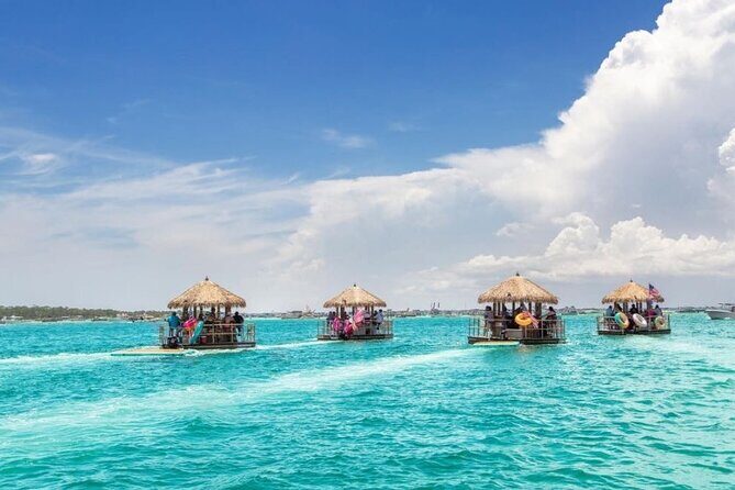 Destin's Floating Tiki Bar Cruise: 360° Harbor Views - Key Points