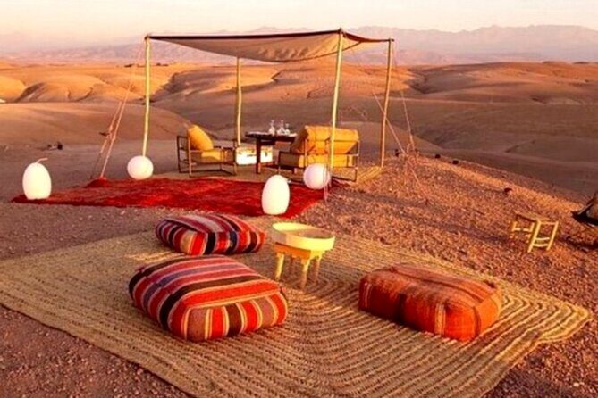 Dinner at Sunset & Camel ride in Marrakech desert Agafa - The Sum Up