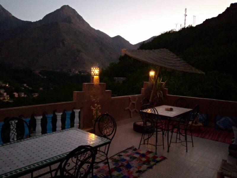 Dinner In Atlas Mountains &Terac be front Toubkal Peak 4167m - A Practical Guide to the Dinner in the Atlas Mountains Tour