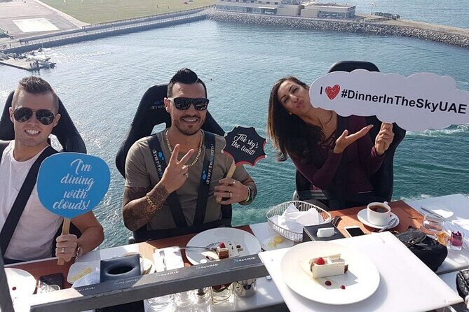 Dinner In The Sky at Dubai Marina with Optional Transfers - FAQs