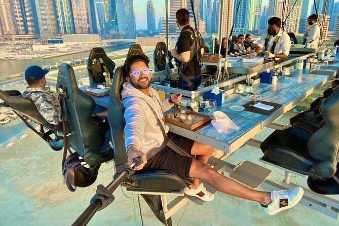 Dinner in the Sky Dubai - with Transfers Option - Experience Dubai from Above with Dinner in the Sky