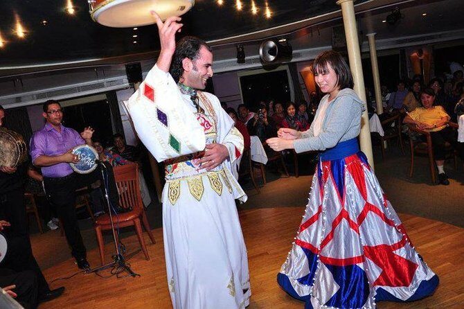 Dinner Nile Cruise belly dancer open buffer tanora show sailing on Nile - Who Might Want More?