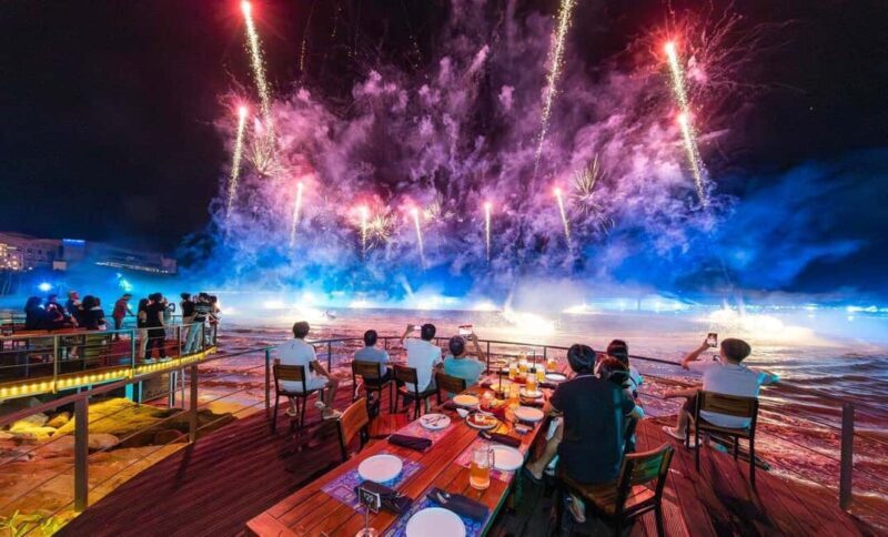 Dinner with Fireworks, Symphony & Kiss of the Sea Show - An Overview of the Experience