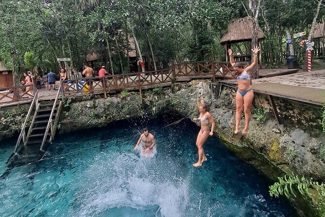 Discover 3 Cenotes, 1 Lagoon! from Cancun - The Sum Up
