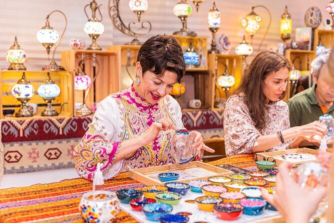 DIY Turkish Mosaic Lamp Workshop in Chantilly - Key Points