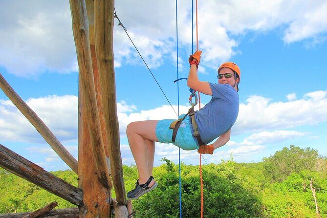 Do it all tour 3-Rappel & Jungle ZipLine & Visit Tulum & Cenote Snorkeling - A Deep Dive into the Experience