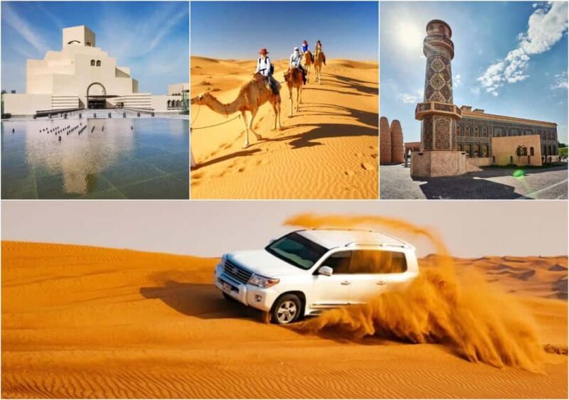 Doha: City Tour and Desert Safari with Camel Ride - Key Points