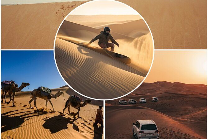 Doha Desert Safari Dune Bashing Camel Ride Sandboarding - The Sum Up