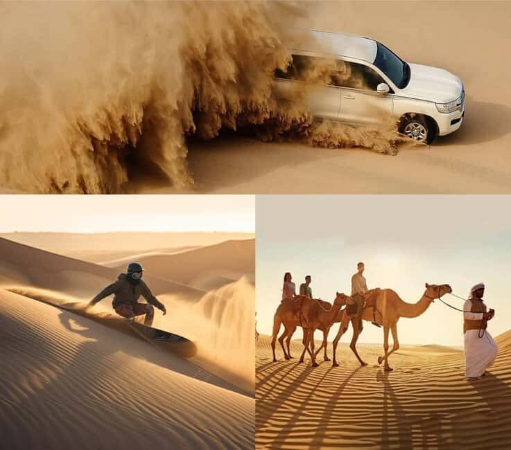 Doha: Desert Safari, Dune Bashing, Sandboarding, Camel Ride - Key Points