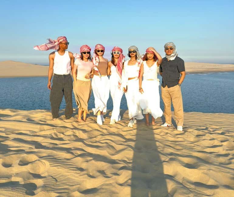 Doha: Guided Desert Safari Tour with Pickup & Drop Service - The Transportation & Group Size