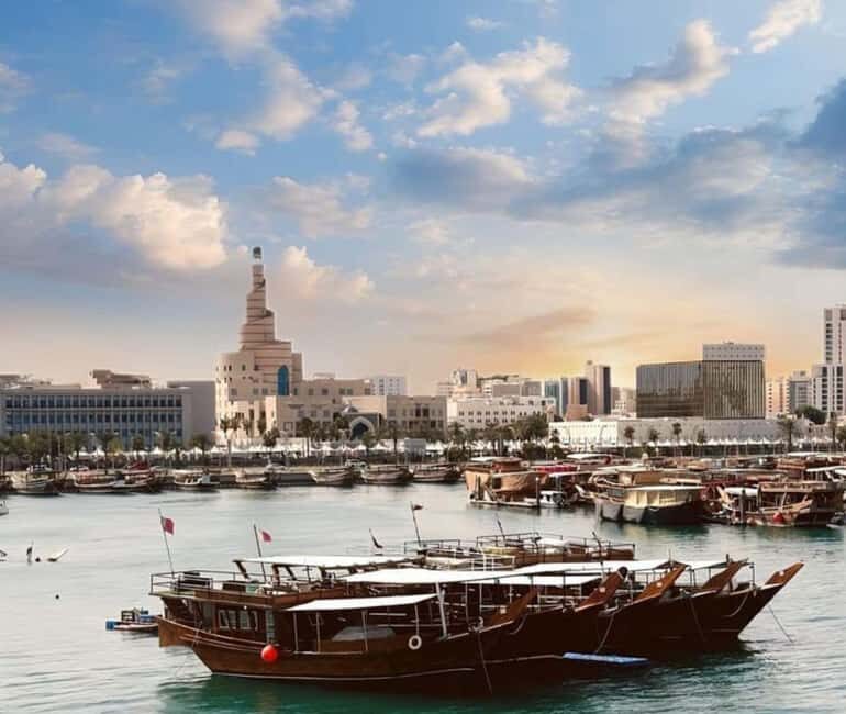 Doha : Harbor Dhow Cruise Tour with Refreshments & Transfers - Key Points