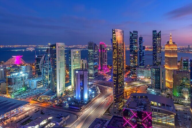 Doha Night City Tour,Souq waqif, Katara, Pearl Qatar,Lusail City - Key Points
