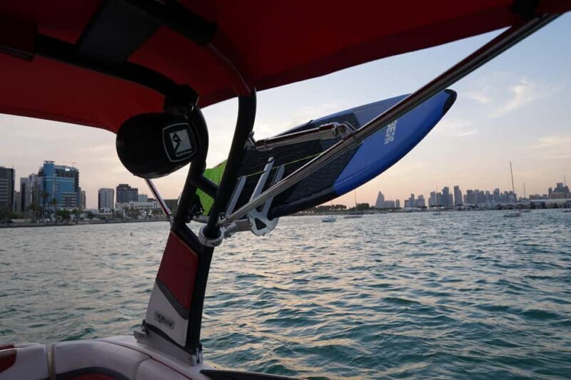 Doha: Private Jet Boat Trip - with Water Activities - Key Points