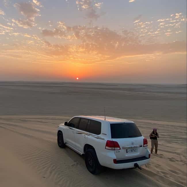 Doha Qatar : sealine adventure Camel Ride sandboard Sunset - FAQ