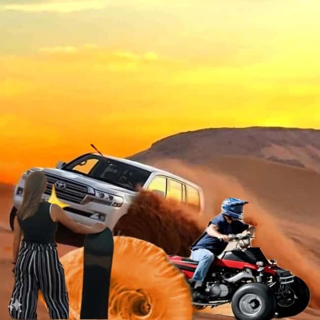 Doha: Quad bike, Camel ride,Sand boarding,Dune bashing - The Itinerary Breakdown