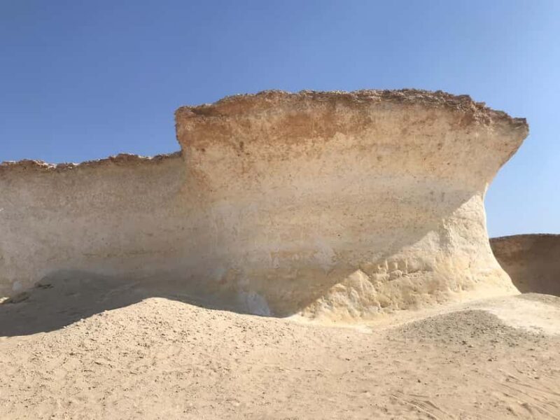 Doha; Richard Serra Installation, Mushroom rock and Zekreet - Richard Serra’s East-West/West-East: A Desert Masterpiece