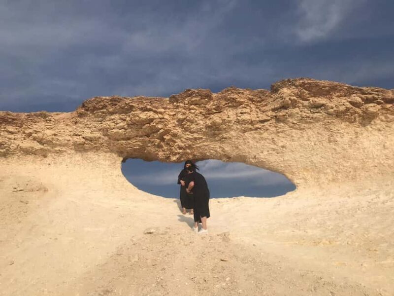 Doha; Richard Serra Installation, Mushroom rock and Zekreet - Camels and Cultural Insights