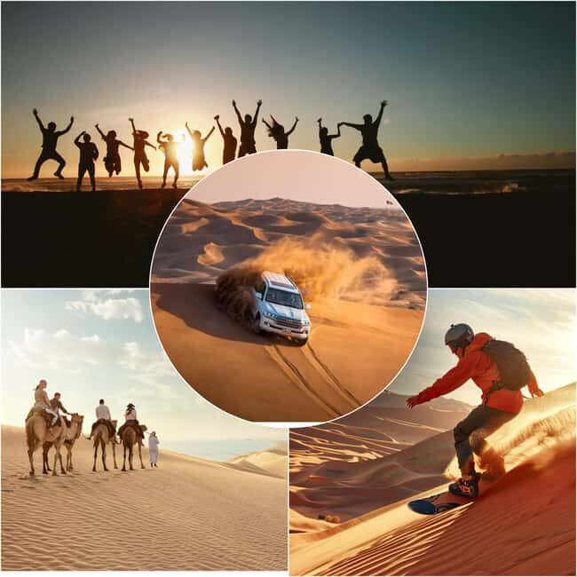 Doha: Shared Desert Safari, Dune Bashing, Sandboarding - The Itinerary Breakdown