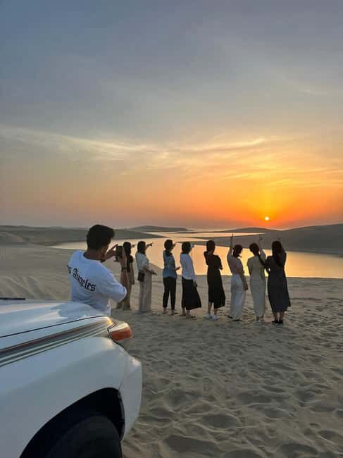 Doha: SUNRISE at the Desert meet the sea with a Camel ride - The Sum Up