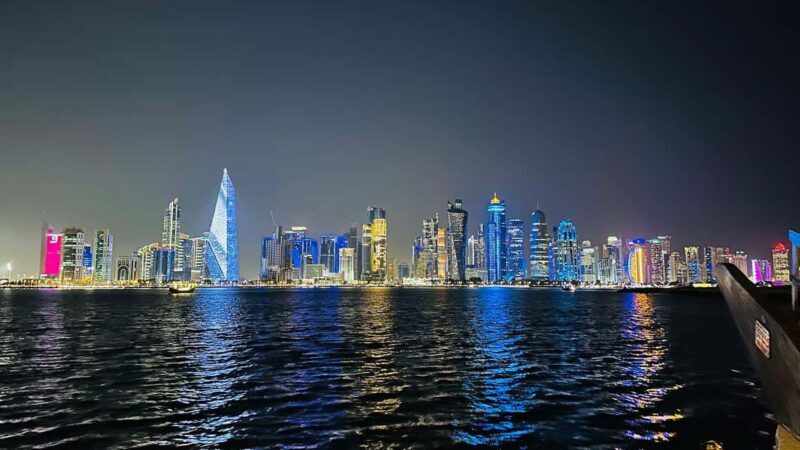 Doha: Sunset Dhow cruise including Pickup and Drop off - An Authentic Look at Doha from the Water